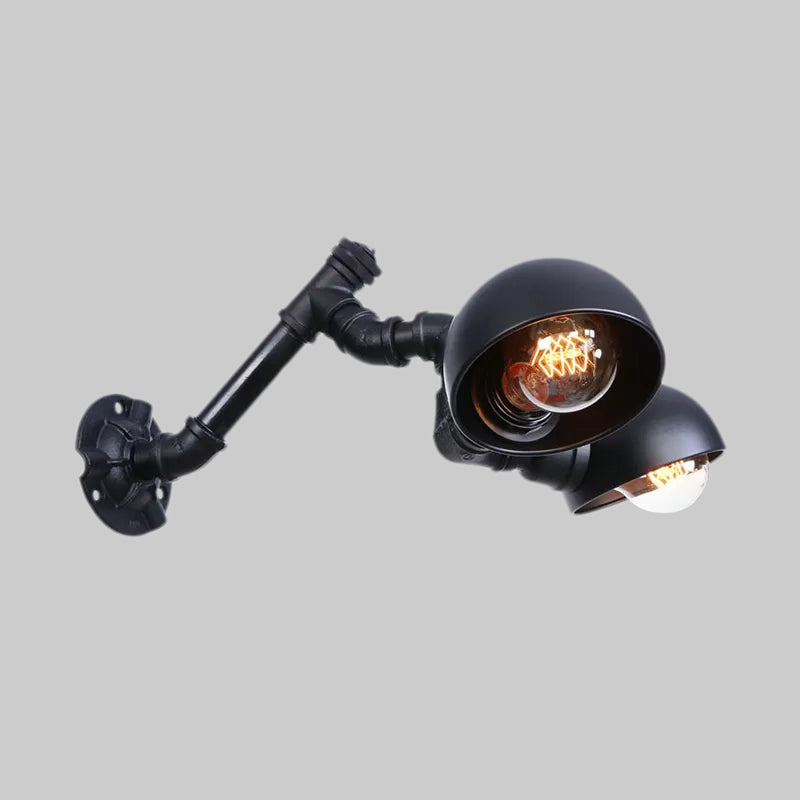 Embrace Industrial Charm: The Vintage Bowl Shade Wall Sconce