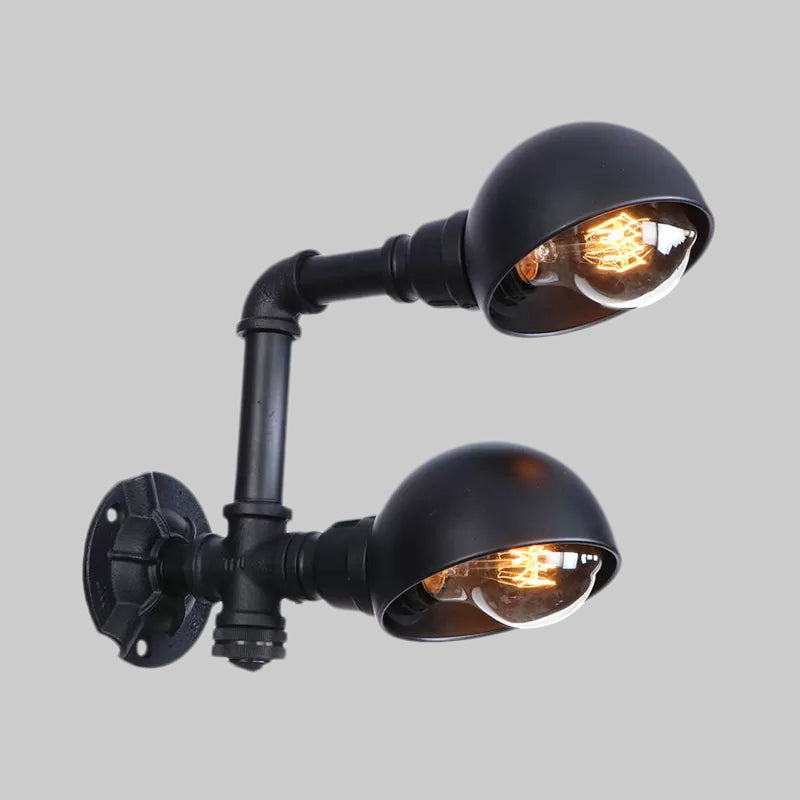 Embrace Industrial Charm: The Vintage Bowl Shade Wall Sconce