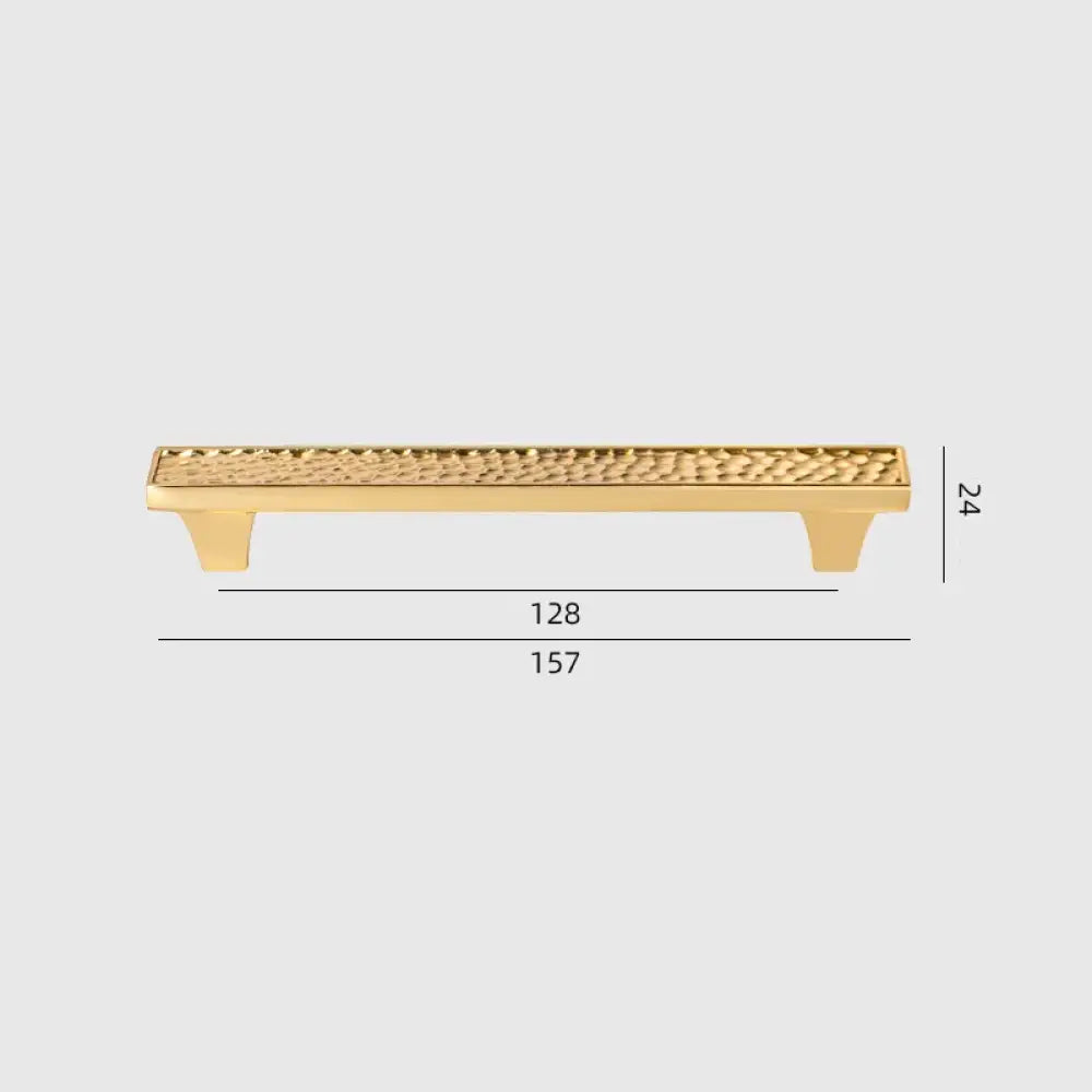24K Gold and Hammered Brass Furniture Handles – Textured Cabinet Knobs and Pulls in Antique Silver and Old-Silver