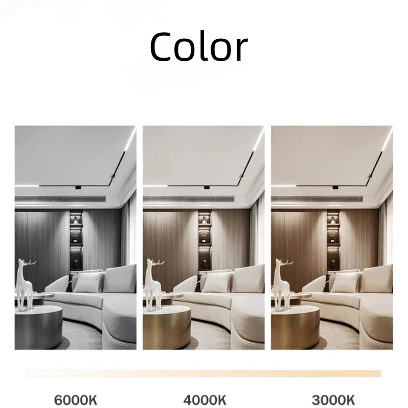 New Magnetic Track Light - Dimmable with Remote Control and 48V LED Ceiling Lamp ceiling light