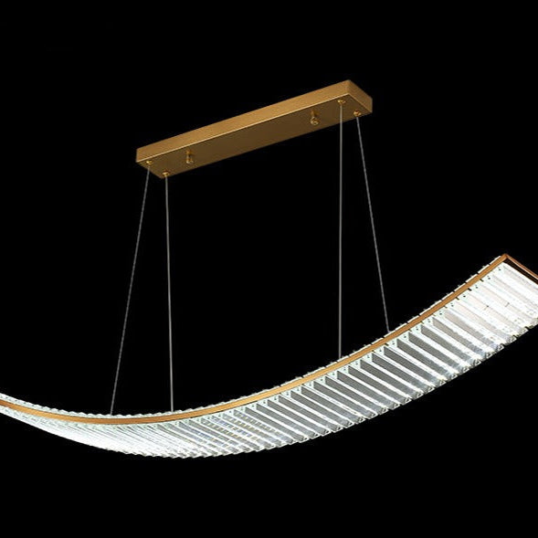 Sophia’s Luxurious Arch Chandelier - Modern Crystal Brilliance Ceiling Light Fixtures