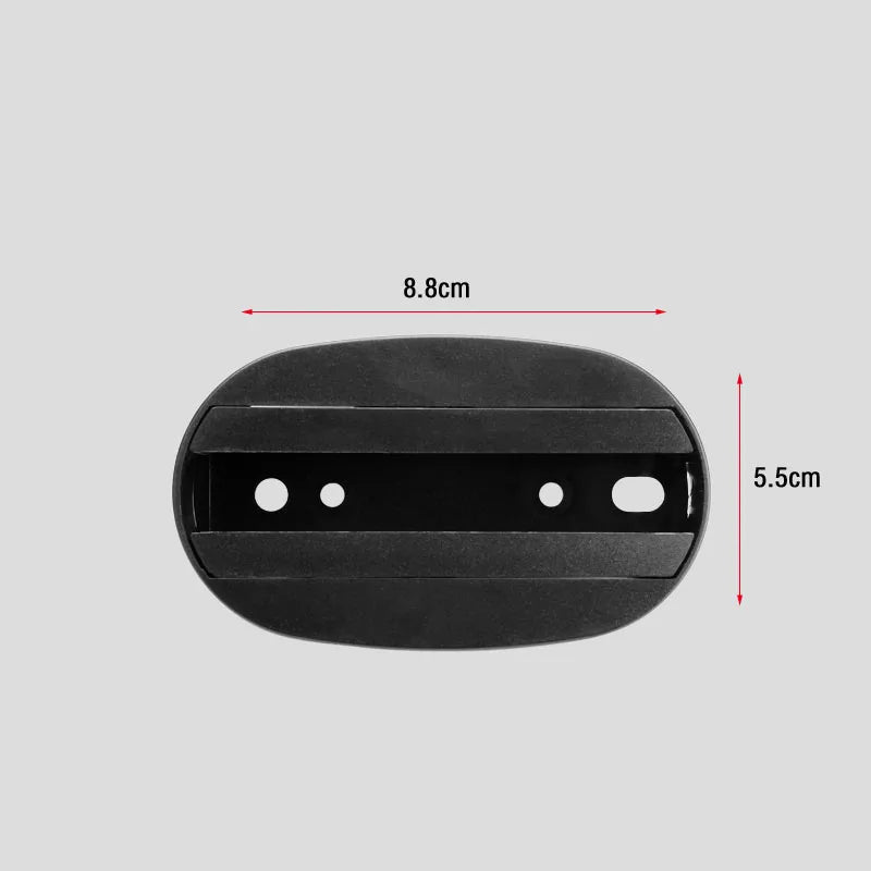 Led Track Light Rails 0.5M 2 Wire 3 Wire Connector Jointer Led Rail For Store Home Spotlight Lighting 8.8cm oval