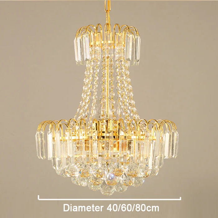 60Cm Lustres Chandeliers - Elegant Home Decor For Living Rooms Dining And Restaurants Chandelier