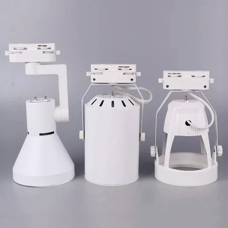 E27 LED Track Light Holder Base - 2-Wire Rotatable Ceiling Rail Lamp Fittings ceiling light