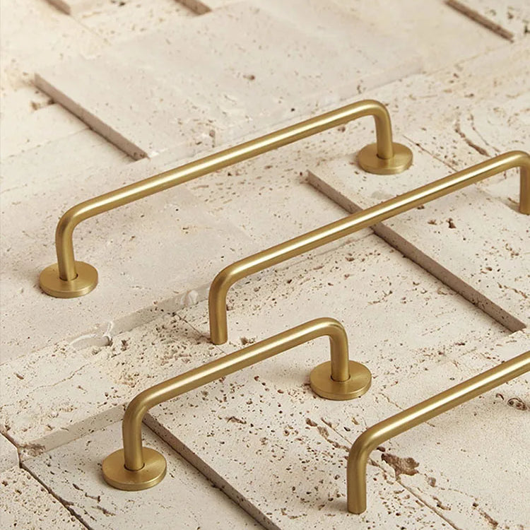Modern Brass Furniture Bar Handles – Stylish Cabinet Pulls and Towel Bars (7mm Solid Brass) Handles