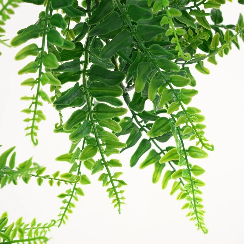 Dlight Decor 175cm Tropical Fern Vine Hanging Plant for Home and Garden Wall Decor