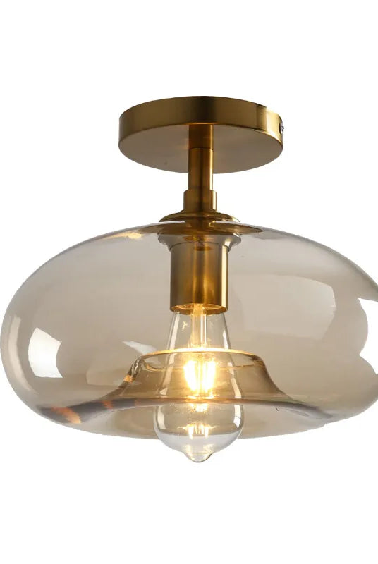 Modern Led Glass Ceiling Light Minimalist Cloakroom Balcony Bedroom Dining Room Lighting Hallway