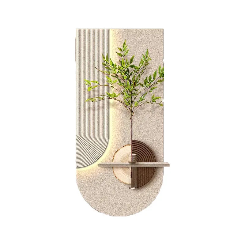 Dlight Decor Vase Plant Wall Lamp for Entry Spaces Wall Art