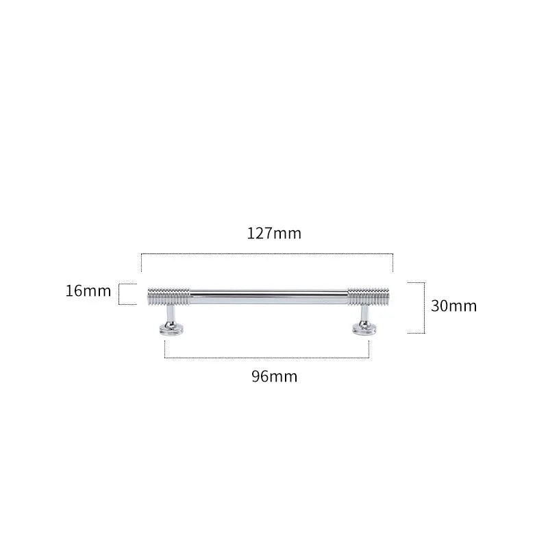 Gold Chrome Polished Gold Spiral Deco Furniture Handles – Modern Kitchen Cabinet and Wardrobe Pulls 9020-C127 Handles