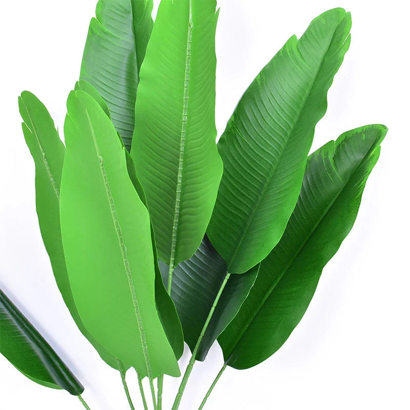 Dlight Decor 78cm Tall Tropical Monstera Plant with Banana Leaves