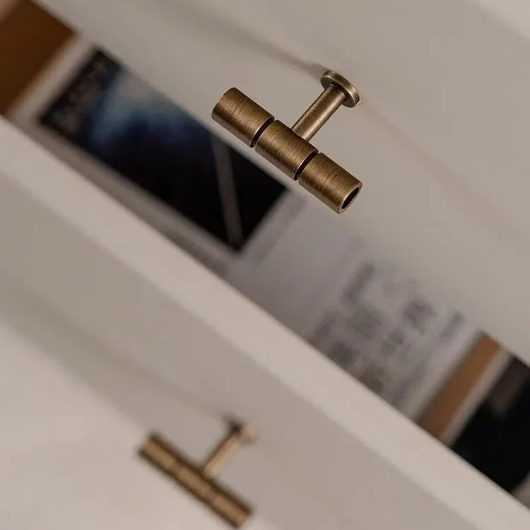 Gold and Bronze Brass Wardrobe Handles – Vintage Cabinet Drawer Pulls and Bar Handles Handles