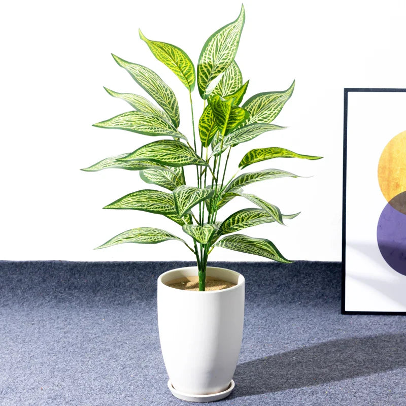 Dlight Decor 76cm Tropical Magnolia Palm Branch with 26 Leaves