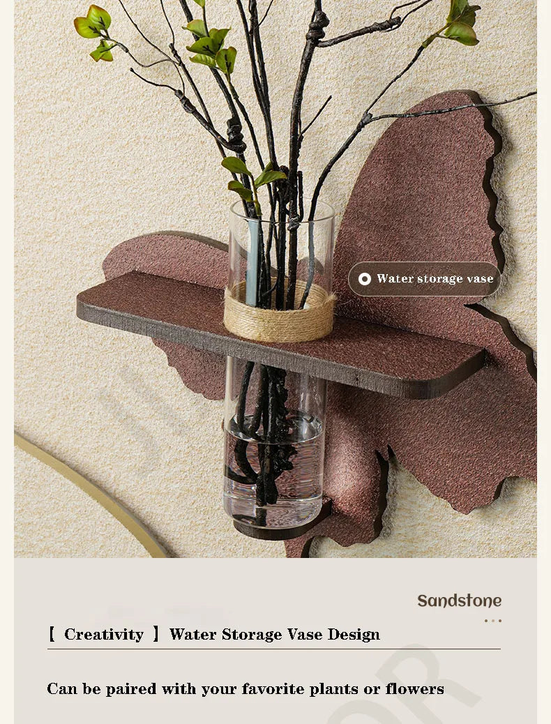 Dlight Decor Vase Plant Wall Lamp for Entry Spaces Wall Art