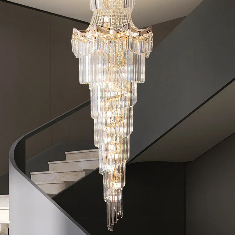 New Design Villa Living Room Crystal Chandelier - Grandeur For High Ceilings Hotel Lobbies And
