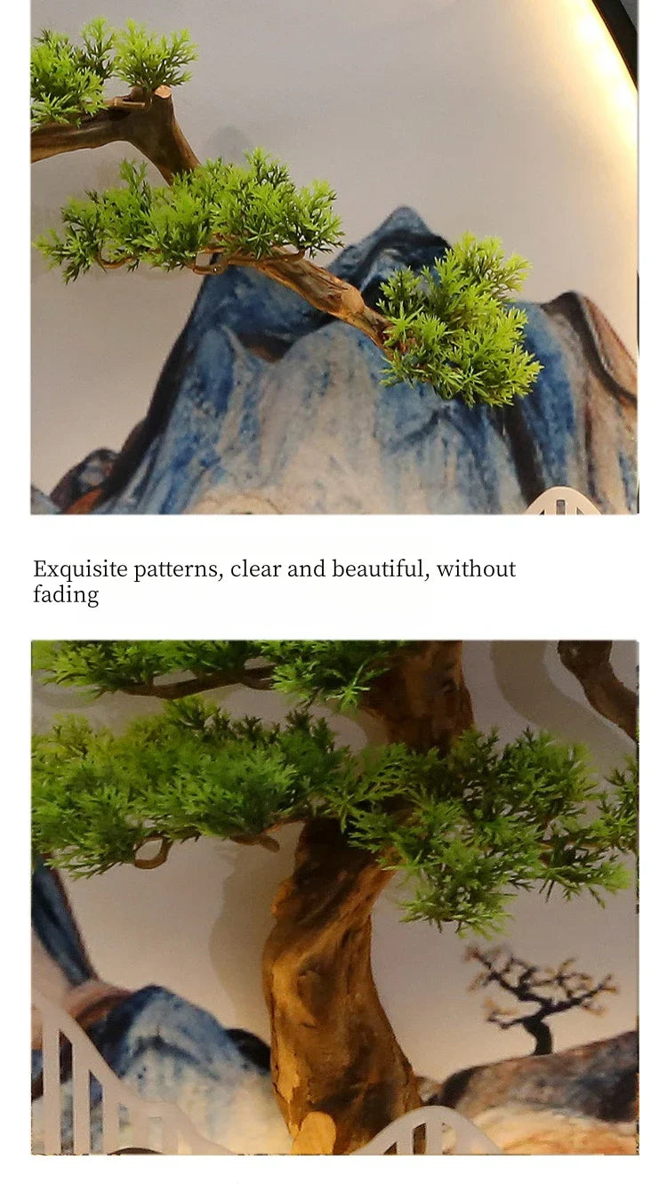 Dlight Decor Round 3D LED Wall Art Light Wall Art