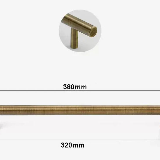 Antique Brass Handles – Old-Copper Wardrobe Knobs and Bronze Cabinet Pulls for Furniture 380mm Handles