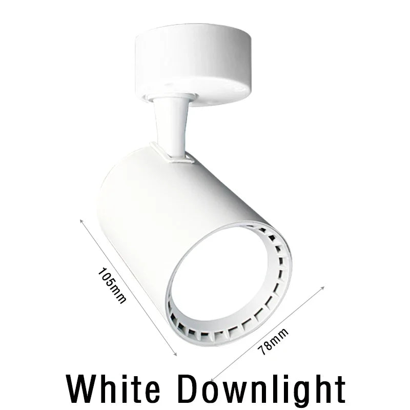 RGB LED Track Light - 16 Colors Stage Lighting Fixture for Neon Bar and KTV Decor Ceiling mounted / 7W ceiling light