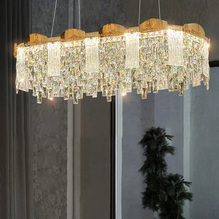 Elegant Modern Circular Crystal Chandeliers - Adding Light Luxury And Creativity To Your Living