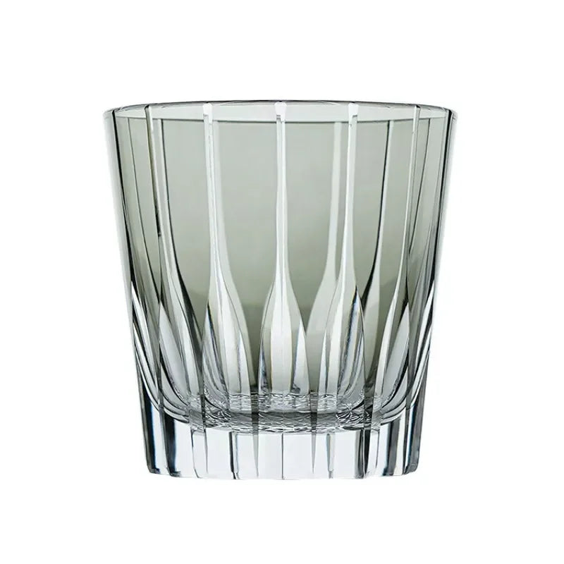 Dlight Decor 200ml Star Diamond Cut Crystal Whisky Glass