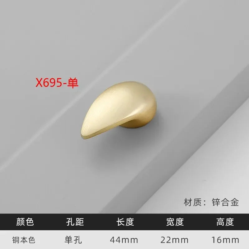 Modern Gold Kitchen Cupboard Drawer Handles – Chinese Style Decorative Knobs X695 Handles