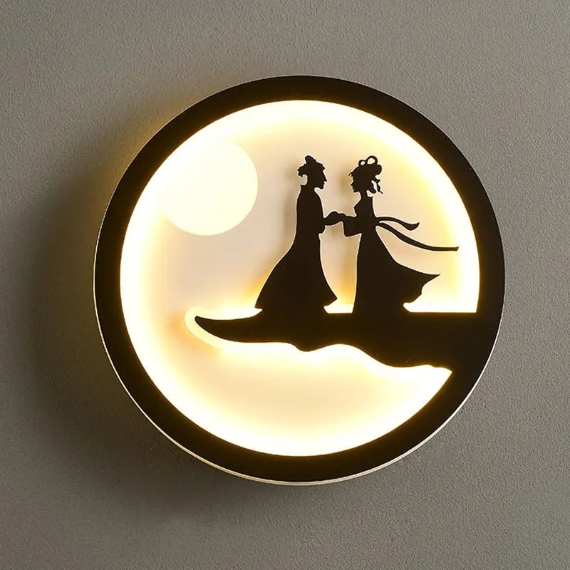 Dlight Decor Nordic Character Glow Wall Lamp Wall Art