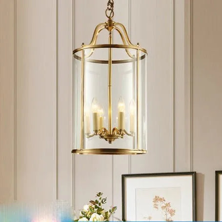 Vintage birdcage chandelier finish and shade option
