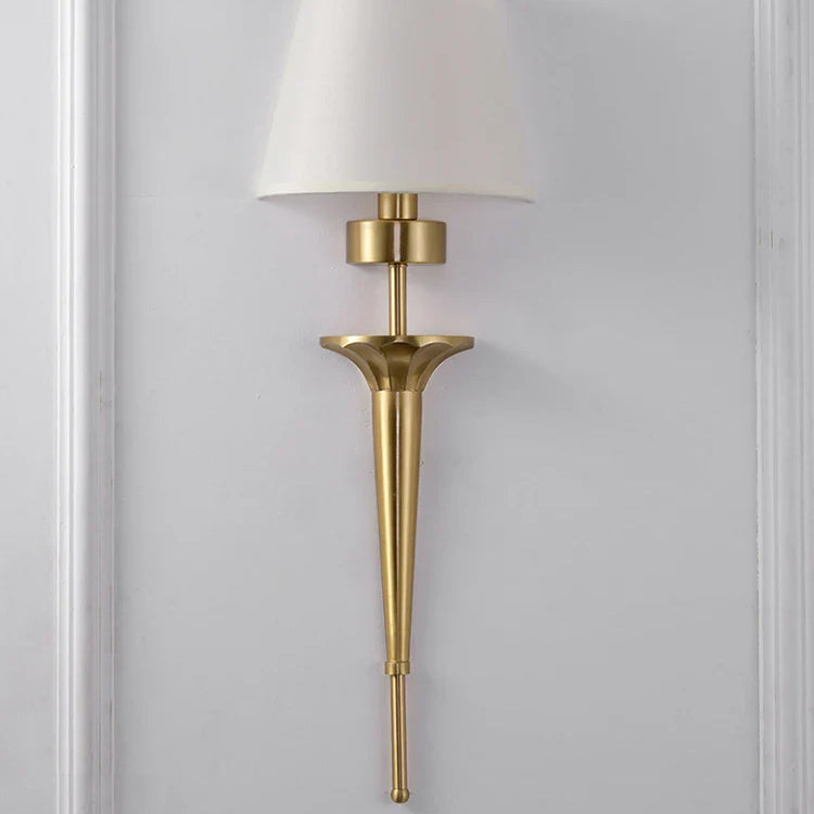 Copper Lamp - American Wall For Bedroom Simple Lamps With Classical Design Living Room Decor Led