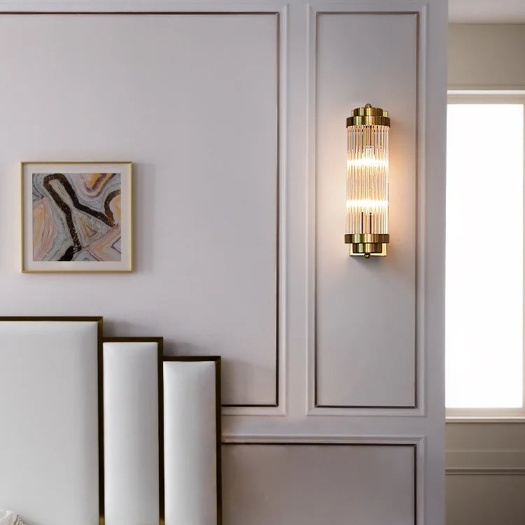 Olivia - Luxury Wall Lamp Golden And Black Bedside Modern Led Wall Lamp