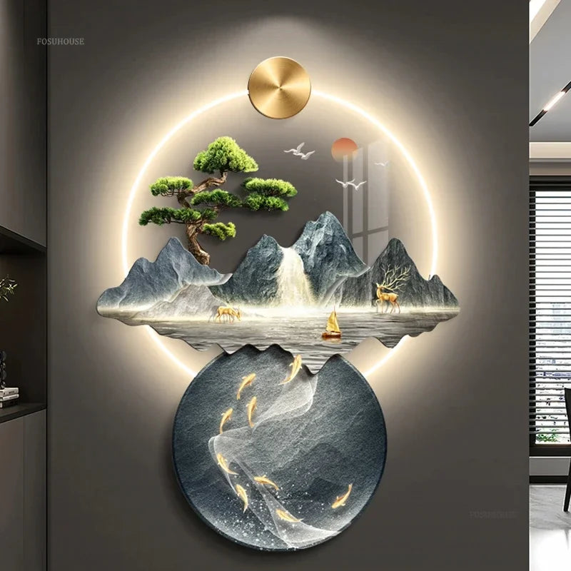Dlight Decor 3D Wall Painting Light for Hallway Art Wall Art