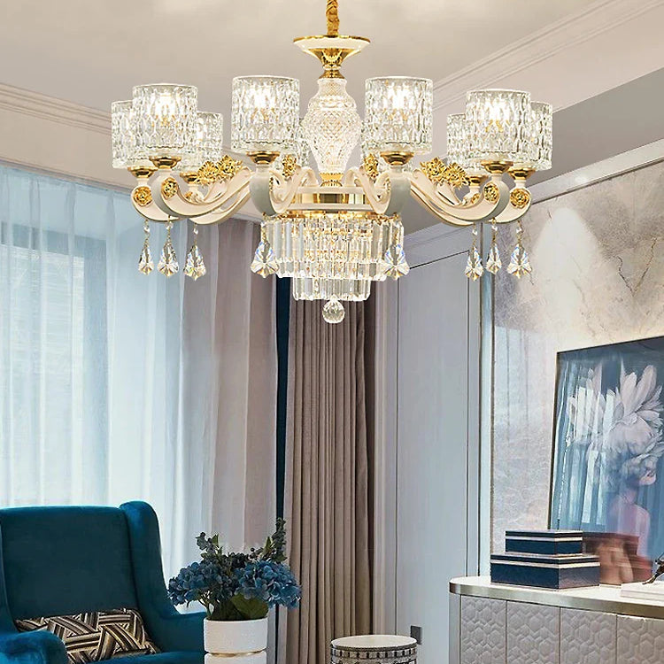 New European Style Crystal Ceiling Chandelier - Modern Luxury For High - Class Interiors Chandelier