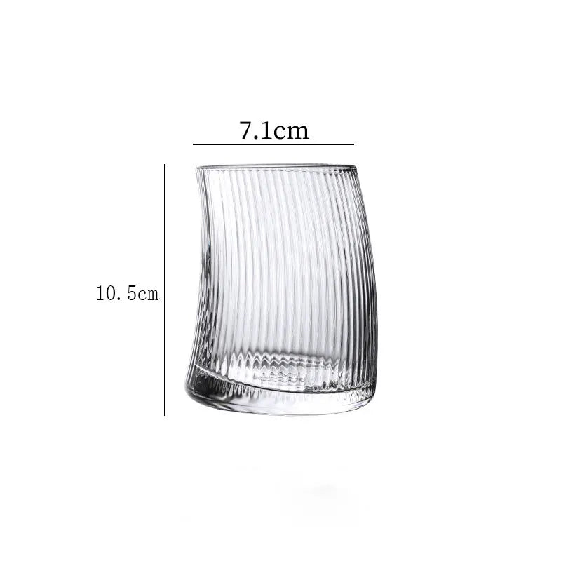 Dlight Decor Irregular Glass Mug 325ml or 500ml 325ml / 1pcs Cocktail Glasses
