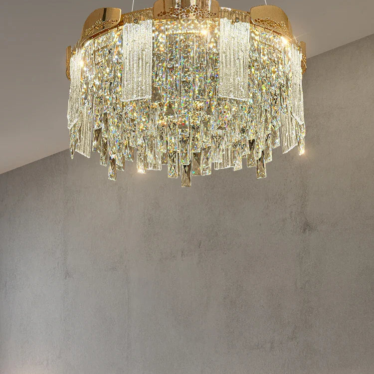 Elegant Modern Circular Crystal Chandeliers - Adding Light Luxury And Creativity To Your Living
