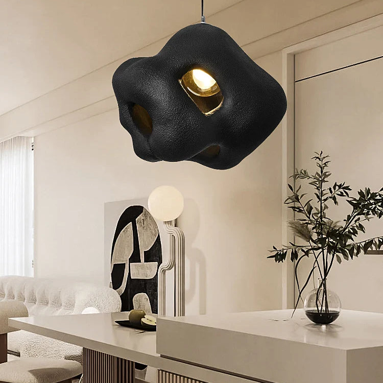 Nordic Wabi Sabi E27 Chandelier Light - Minimalist Led Home Decor Suspension Lamp For Cafes