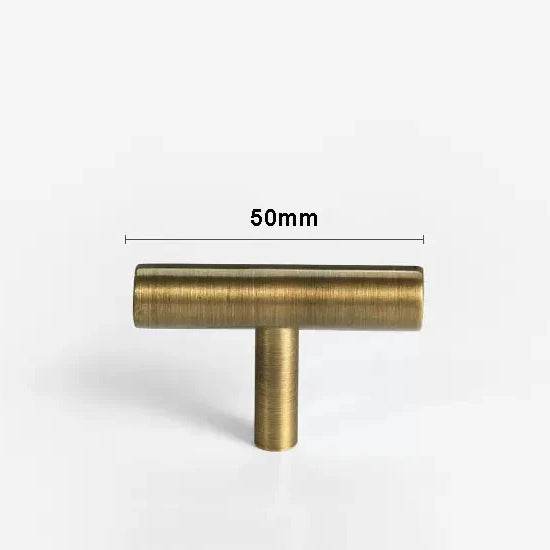 Antique Brass Handles – Old-Copper Wardrobe Knobs and Bronze Cabinet Pulls for Furniture 50mm Handles
