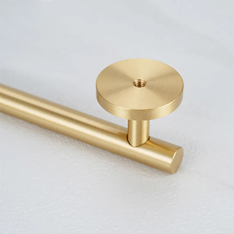 France Satin Gold Cabinet Handles – Solid Brass Kitchen Drawer Knobs and Door Pulls (130mm-510mm) Handles