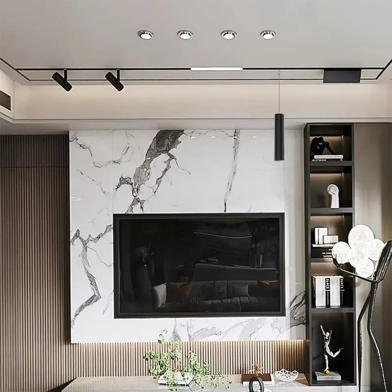 LED Magnetic Folding Spotlight Track Light Industrial Fashion Decor Lamp No Main Light Modern Design Popular Cool