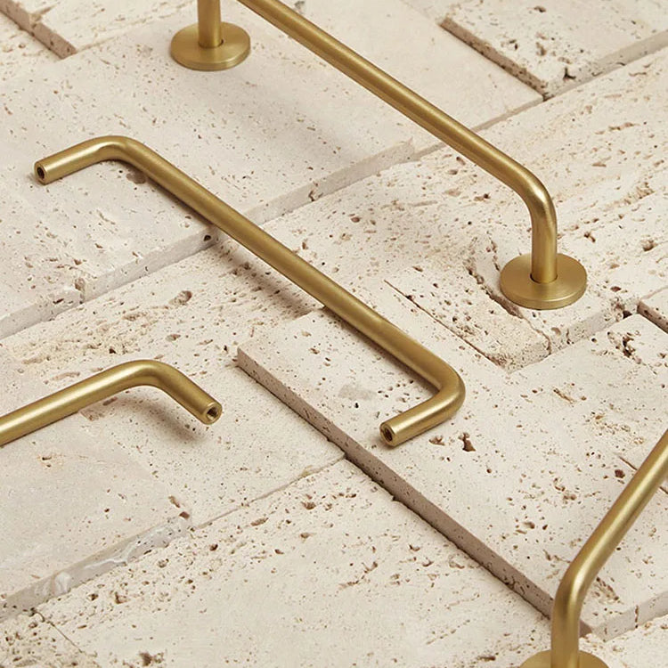Modern Brass Furniture Bar Handles – Stylish Cabinet Pulls and Towel Bars (7mm Solid Brass) Handles
