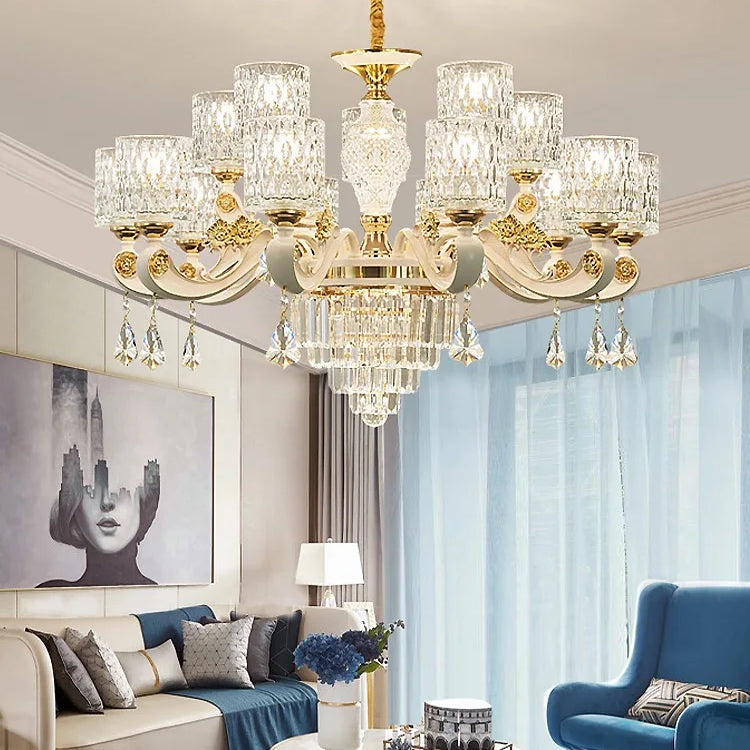 New European Style Crystal Ceiling Chandelier - Modern Luxury For High - Class Interiors Chandelier