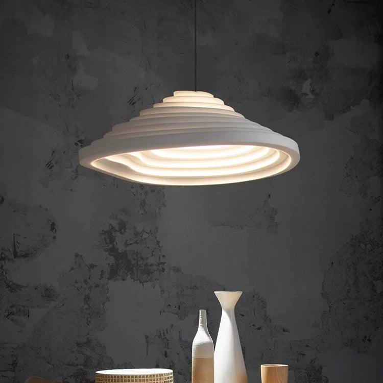 Minimalist Nordic Wabi - Sabi Led Ceiling Chandelier - Perfect For Living Rooms Dining Bedrooms And