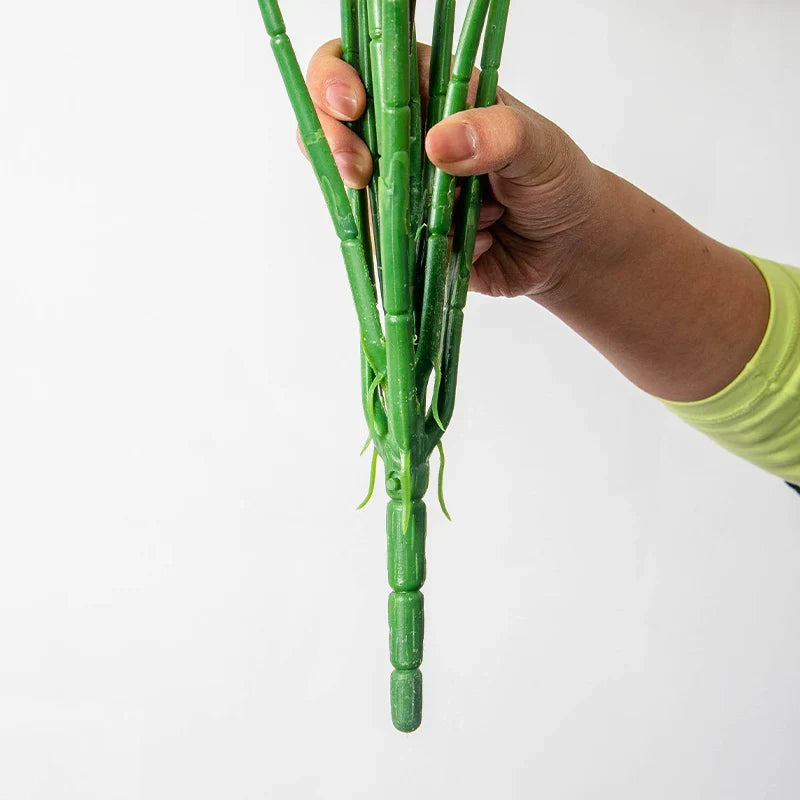 Dlight Decor 85cm Tropical Palm Banana Tree Branch with Monstera Leaves