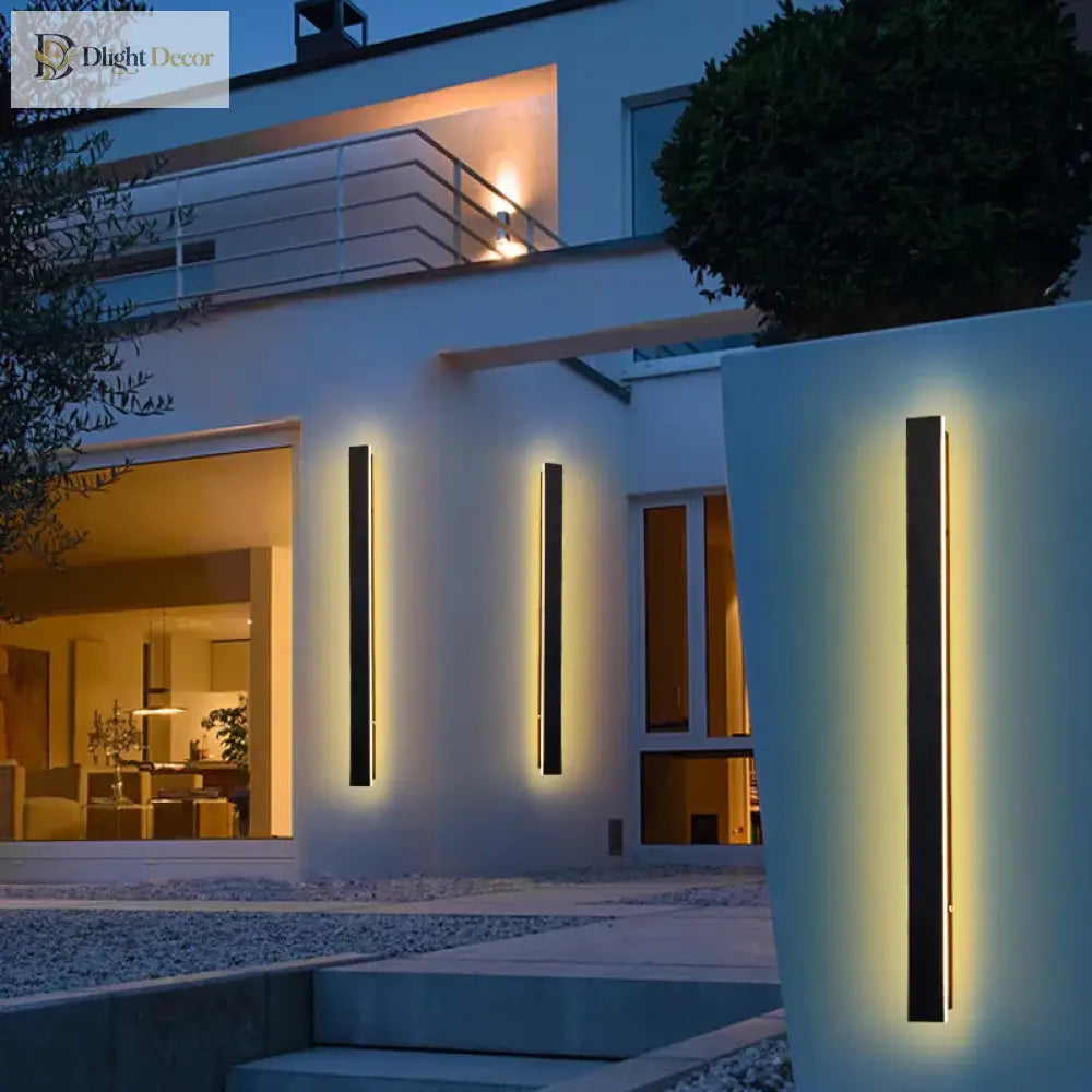 IP65 Acrylic Linear Outdoor Wall Light – product view 5
