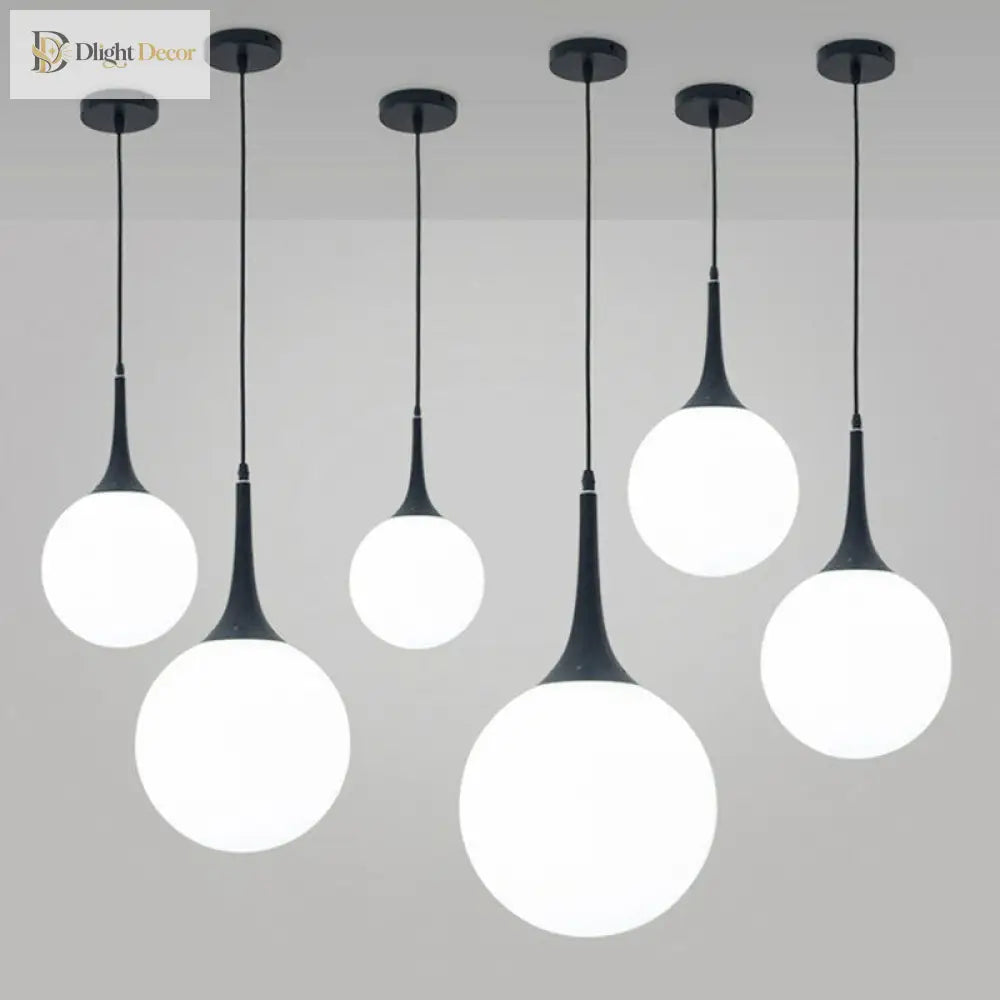 Adeline Modern Globe Pendant - Stylish Glass Light For Dining Rooms Lighting