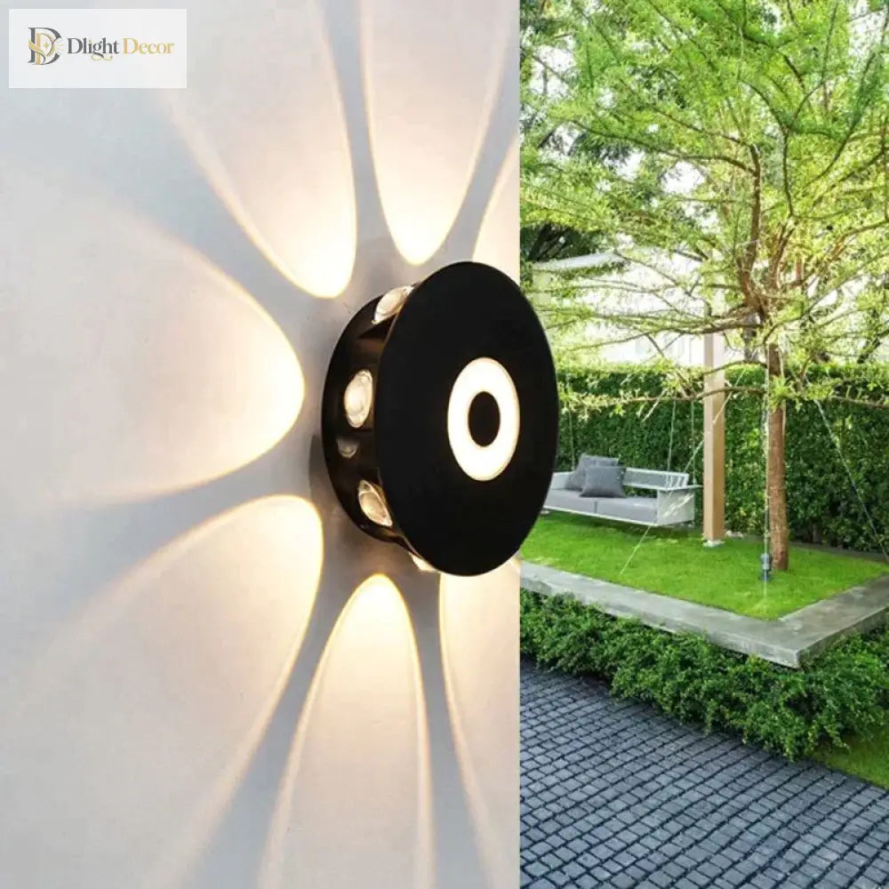 Amandine’s Led Outdoor Wall Sconce - Elegant Easy - To - Install Accent Light Lighting