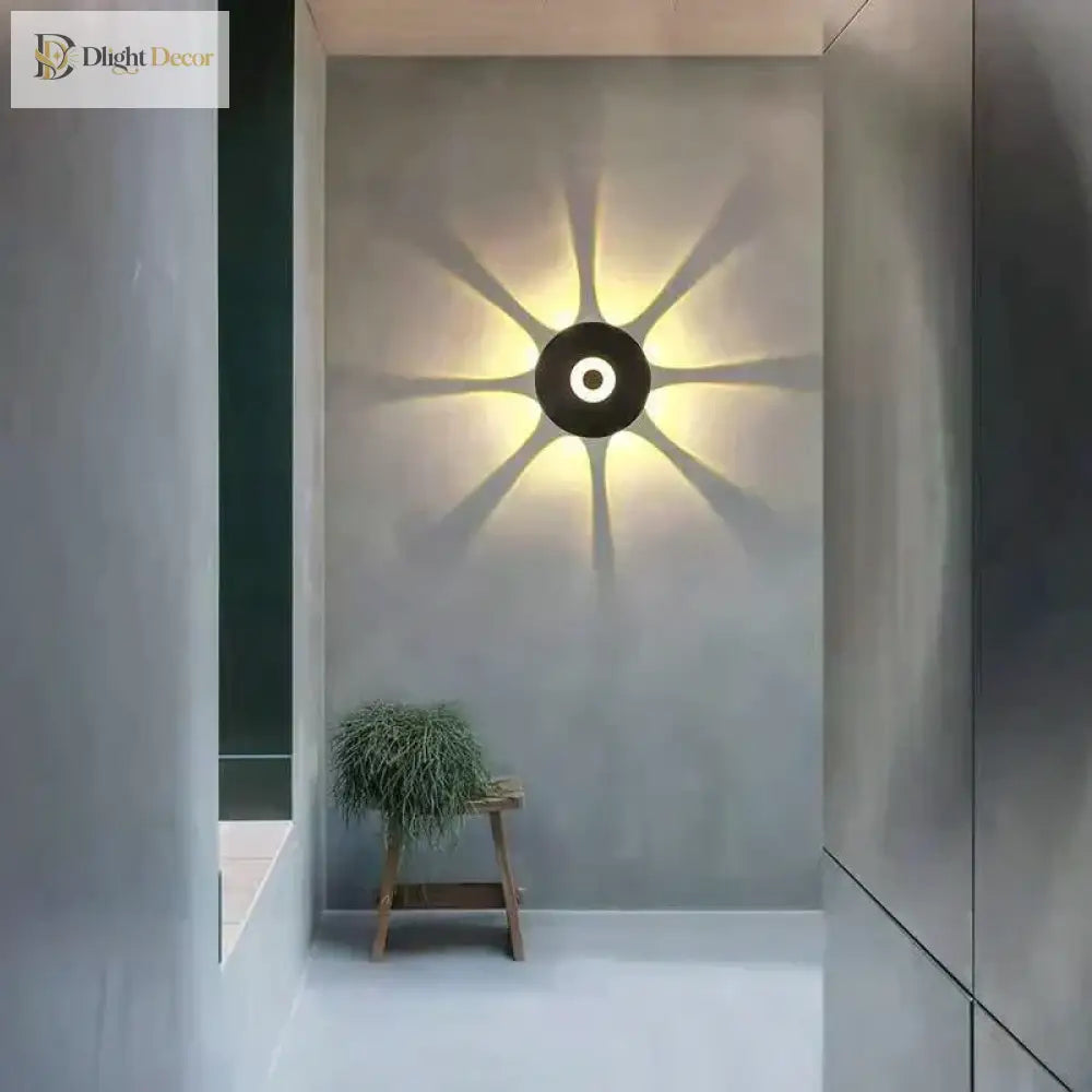 Amandine’s Led Outdoor Wall Sconce - Elegant Easy - To - Install Accent Light Lighting