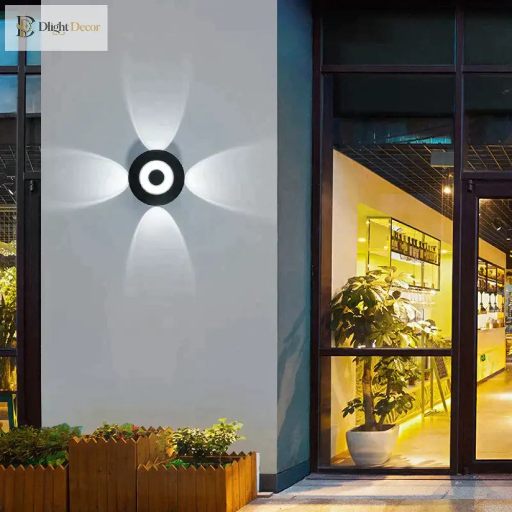 Amandine’s Led Outdoor Wall Sconce - Elegant Easy - To - Install Accent Light Lighting