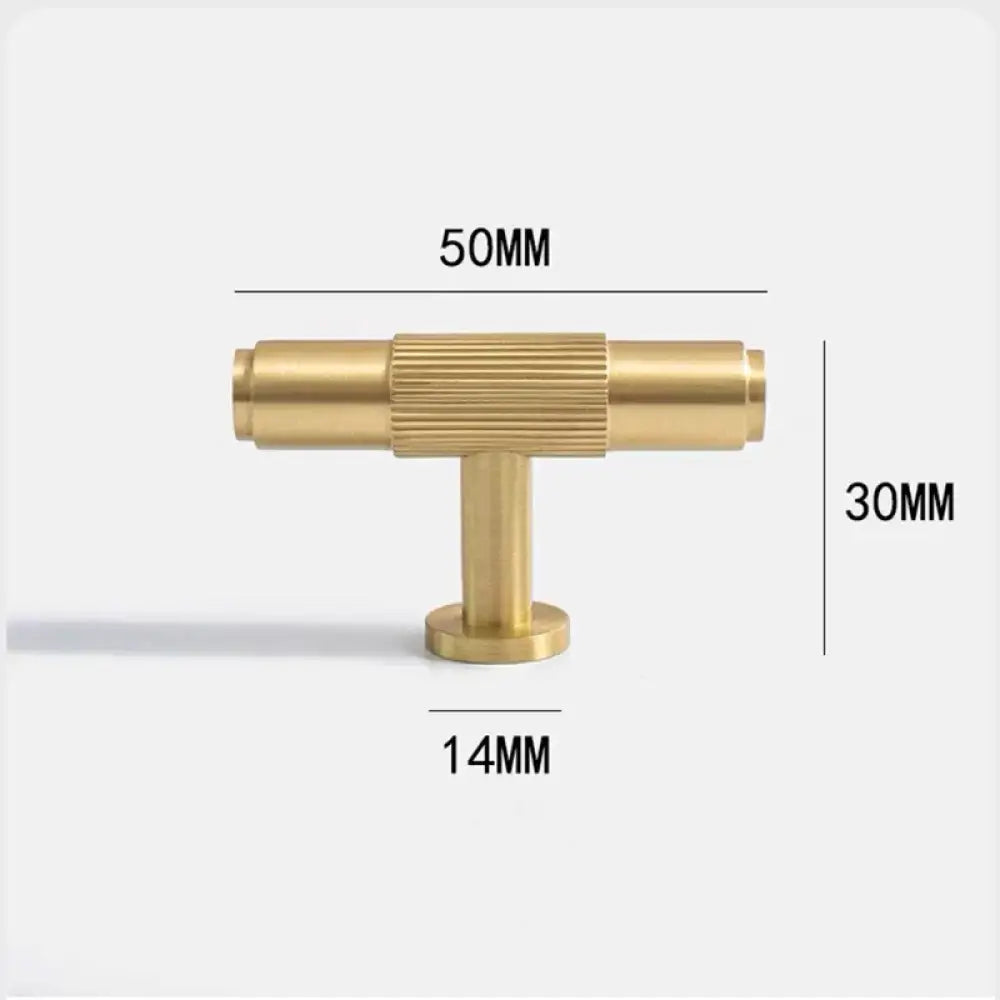 American Style Brass Cabinet Handles – Light Luxury Extended Wardrobe Door Pulls 9015-1-050 Handles