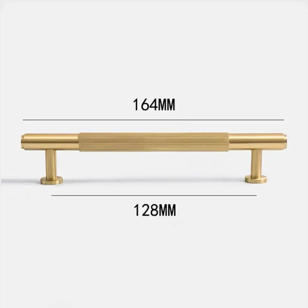 American Style Brass Cabinet Handles – Light Luxury Extended Wardrobe Door Pulls 9015-1-164 Handles