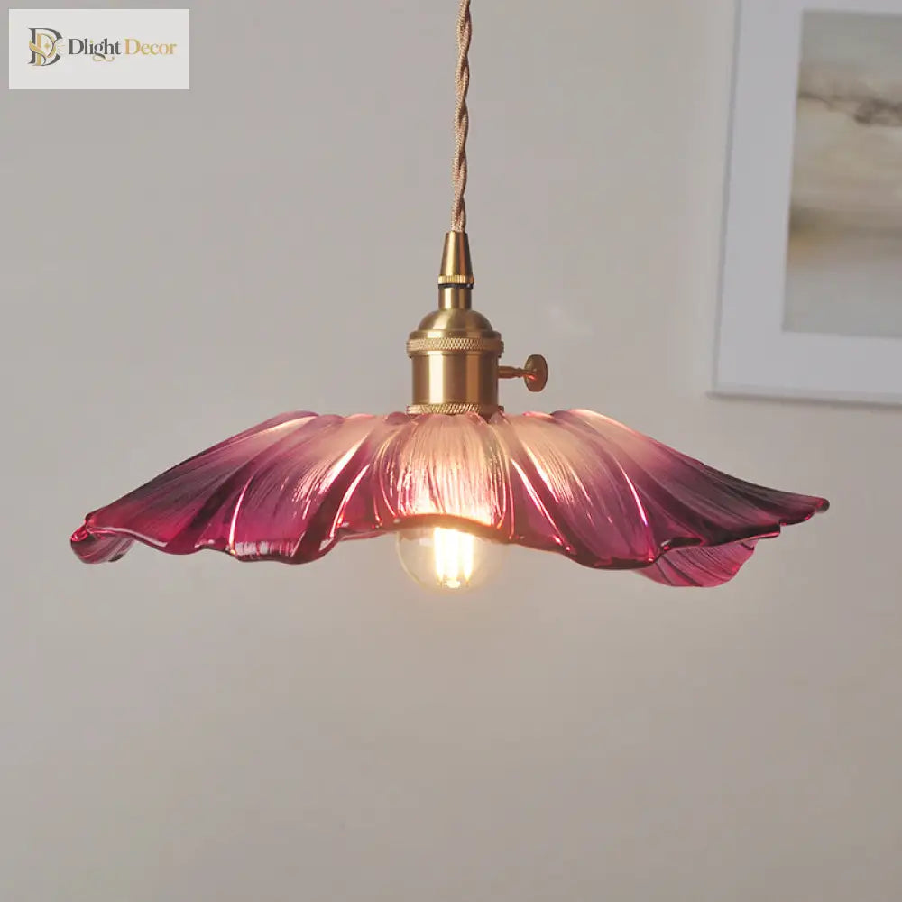Amina Vintage Floral Hanging Lamp - Adds Industrial Charm Pendant Lighting