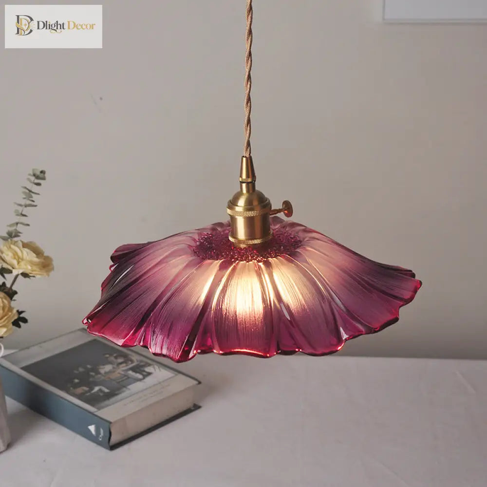 Amina Vintage Floral Hanging Lamp - Adds Industrial Charm Pendant Lighting