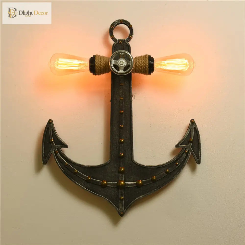 Anchor Your Space In Industrial Style: The Iron Wall Lamp Wall Light